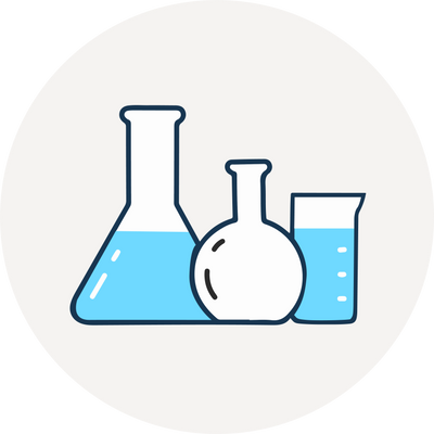 Icon representing pharmaceutical-grade filtration components used in Phoenix Water Filters
