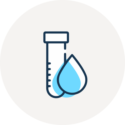 Icon representing superior water quality from Phoenix Gravity Water Filters
