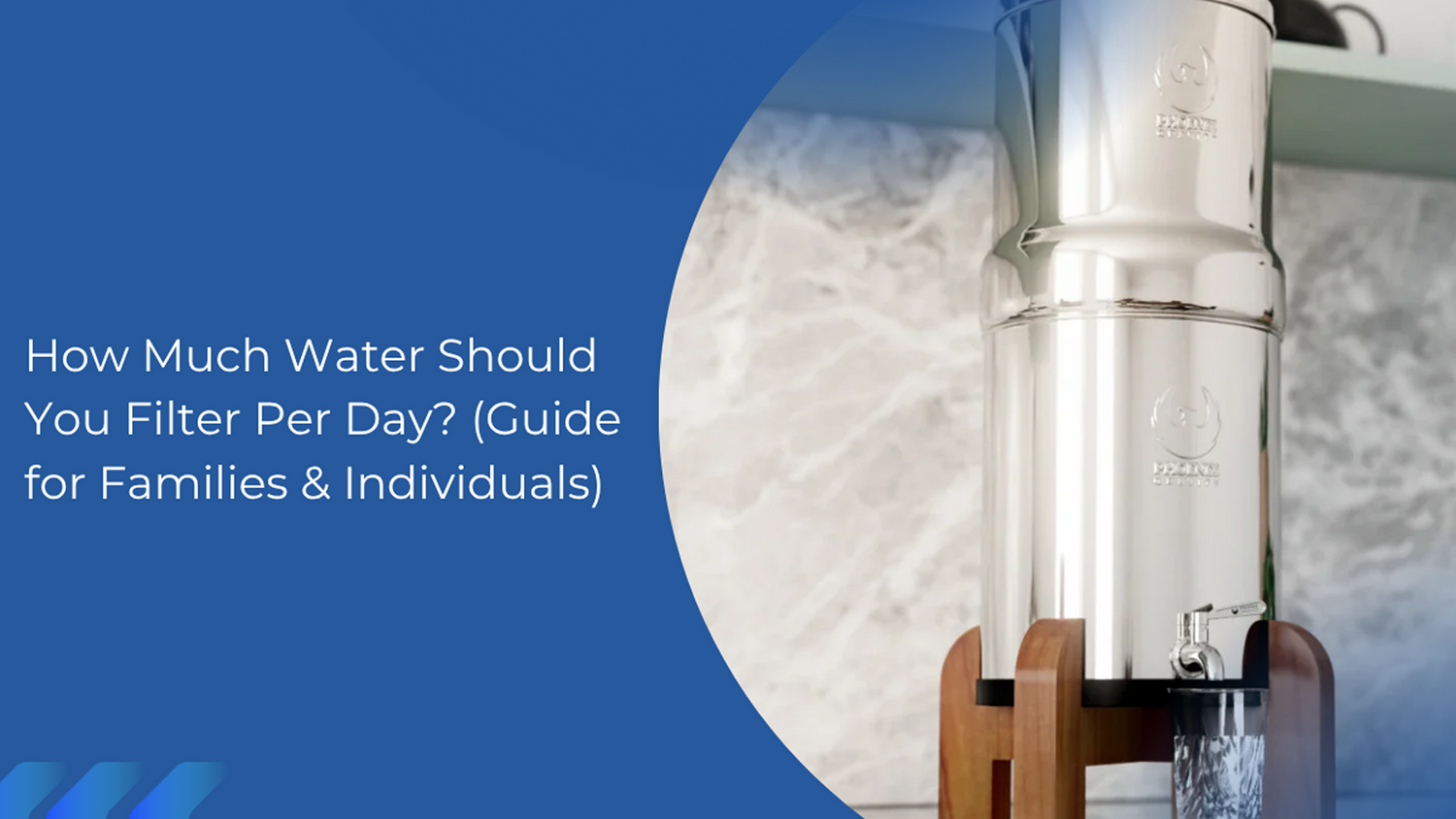 How Much Water Should You Filter Per Day? (Guide for Families & Individuals)
