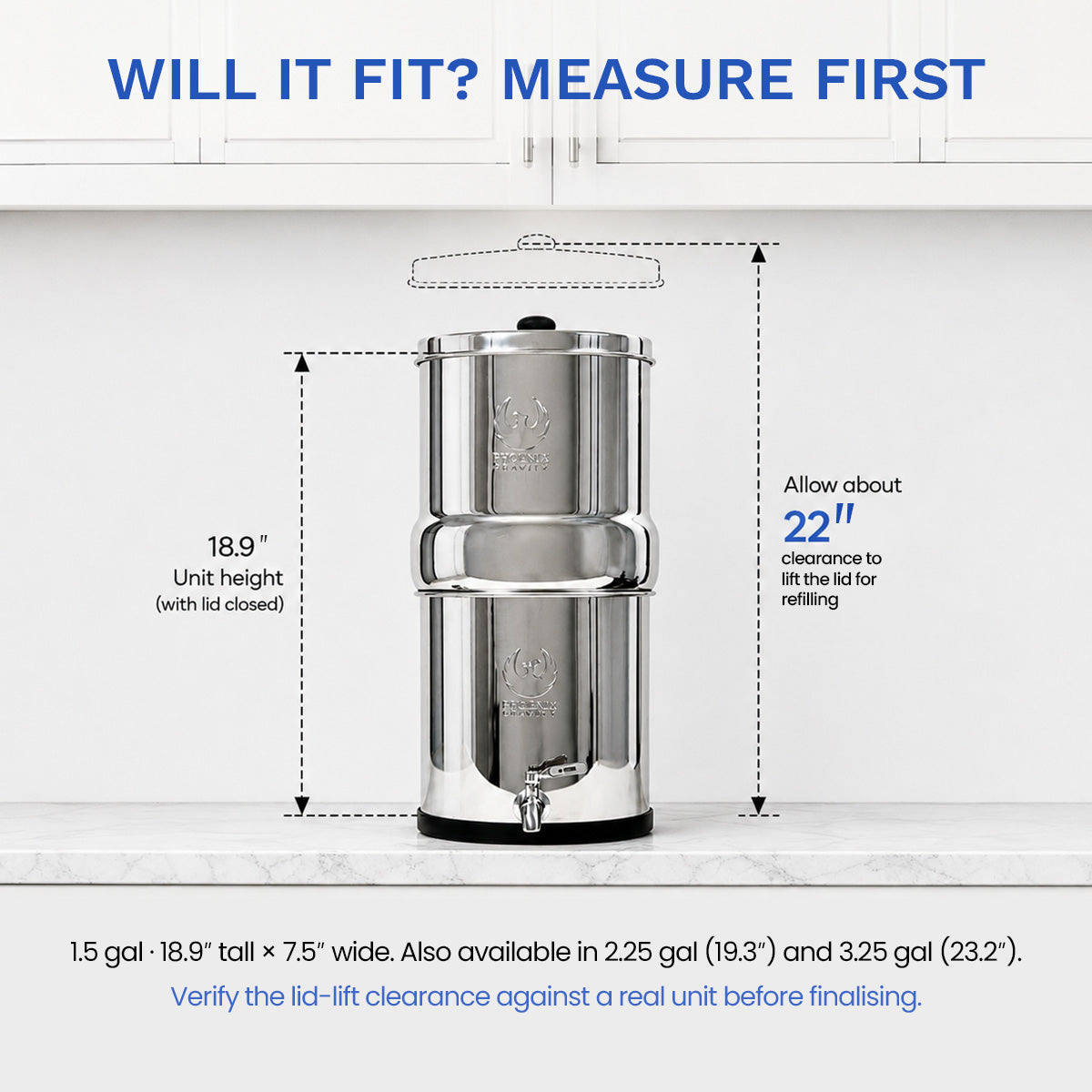 Phoenix Gravity Water Filter System