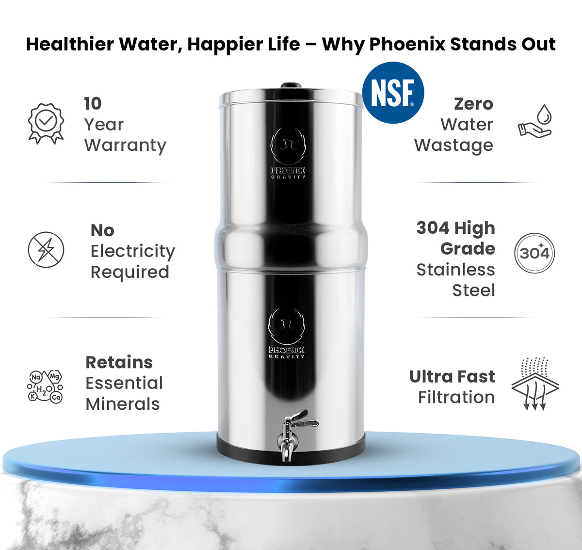 Phoenix Gravity Water Filter System